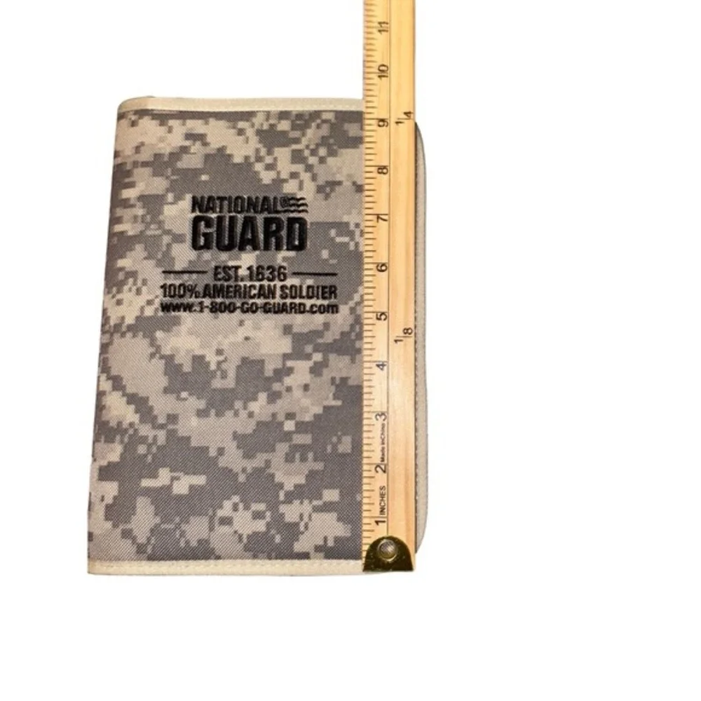 National‎ Guard Digital Camo Zippered Portfolio Organizer w/ Notepad